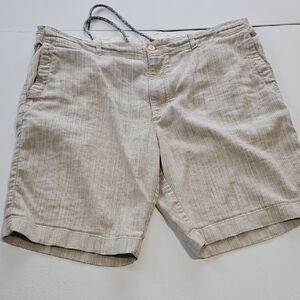 Tommy Bahama Men's Beige Flat Front Shorts